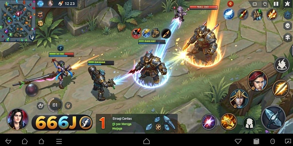 Tampilan gameplay <strong>666J</strong> yang strategis dan menarik.