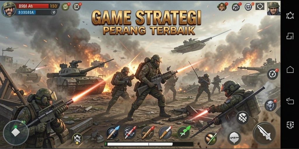 Gameplay strategis mendalam di 898A, penuh aksi dan taktik.