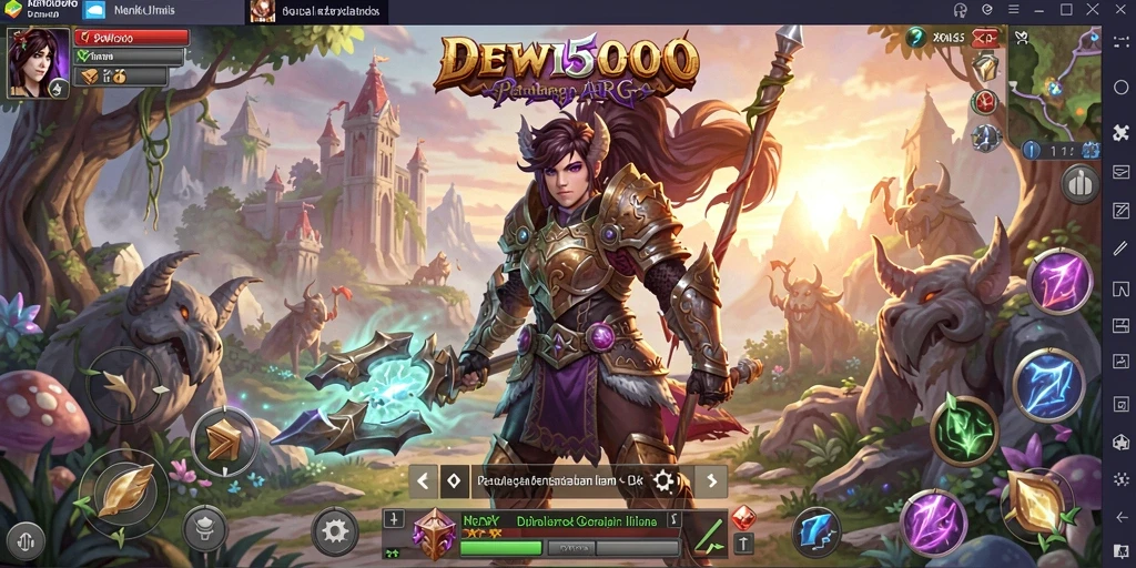 Tampilan gameplay seru dan menantang dari DEWI5000.