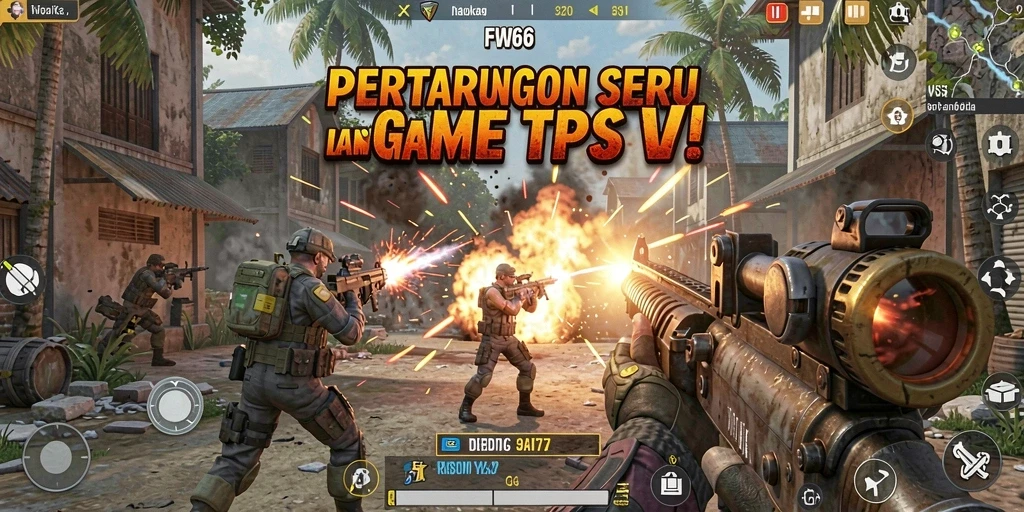 Gameplay seru dalam FW66 yang menunjukkan aksi TPS mendebarkan.