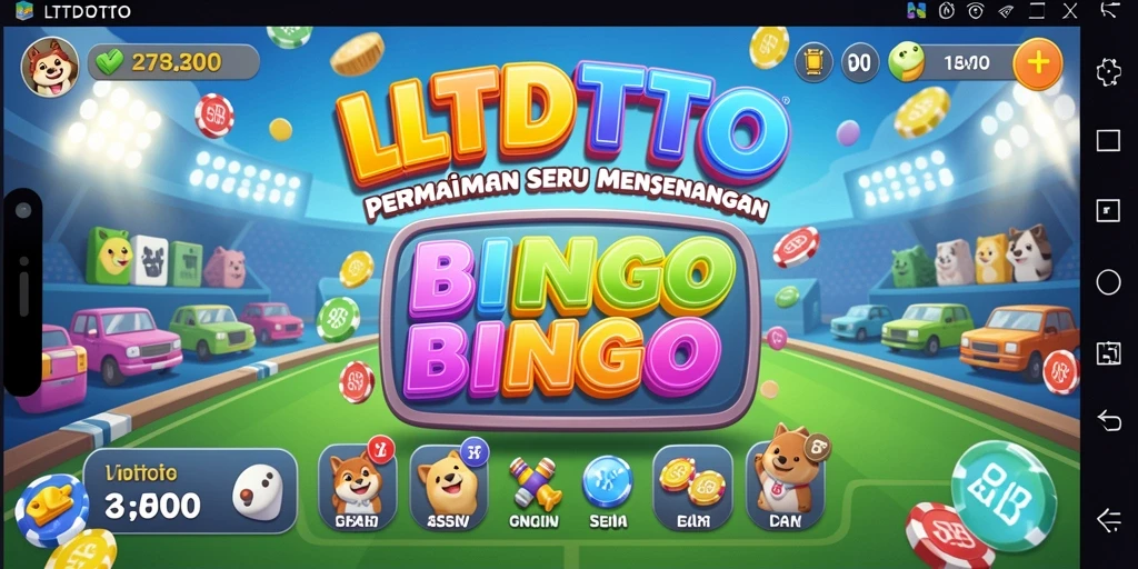 Screenshot LTDTOTO menampilkan keseruan gameplay Bingo