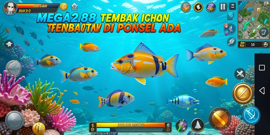 Tampilan gameplay Tembak Ikan di MEGA288 yang menarik.