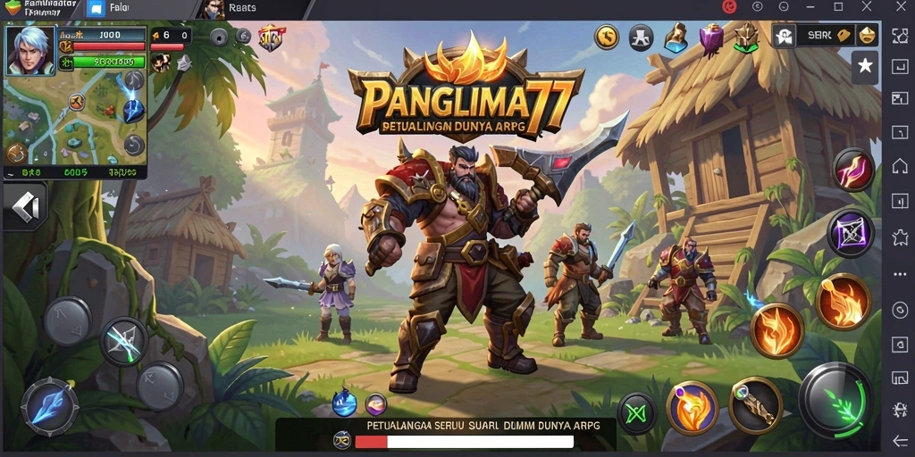 Tampilan gameplay seru dalam dunia ARPG dengan pertarungan menegangkan.