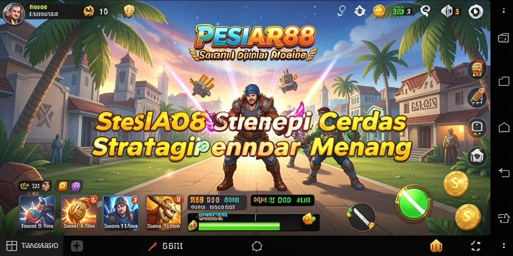 Screenshot PESIAR88 menampilkan aksi strategi yang mendebarkan.