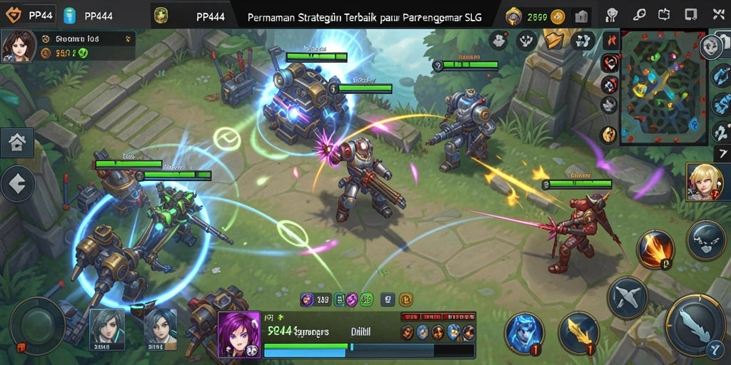 Tampilan screenshot PP444 menunjukkan aksi menarik dalam permainan strategi.
