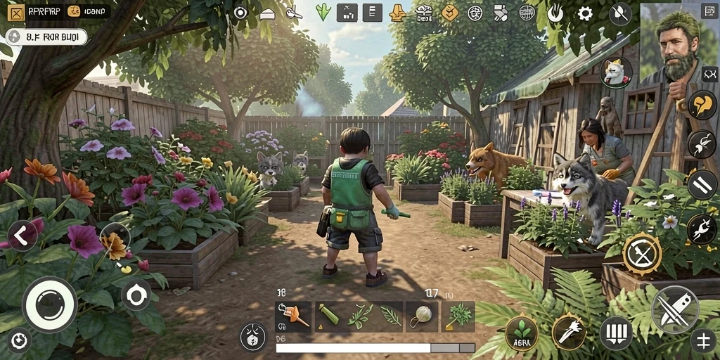 Gameplay Farming seru dan menantang di RPRPRP.