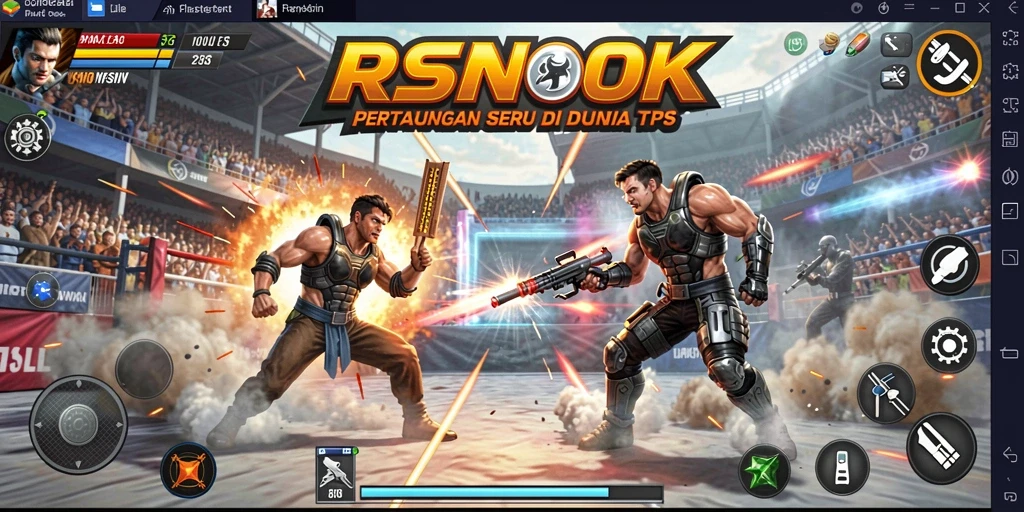 Tampilan gameplay RSNOK yang menegangkan dan penuh aksi TPS.