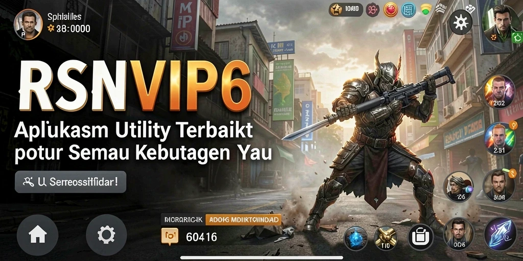Tampilan antarmuka aplikasi RSNVIP6 yang sederhana dan efisien.