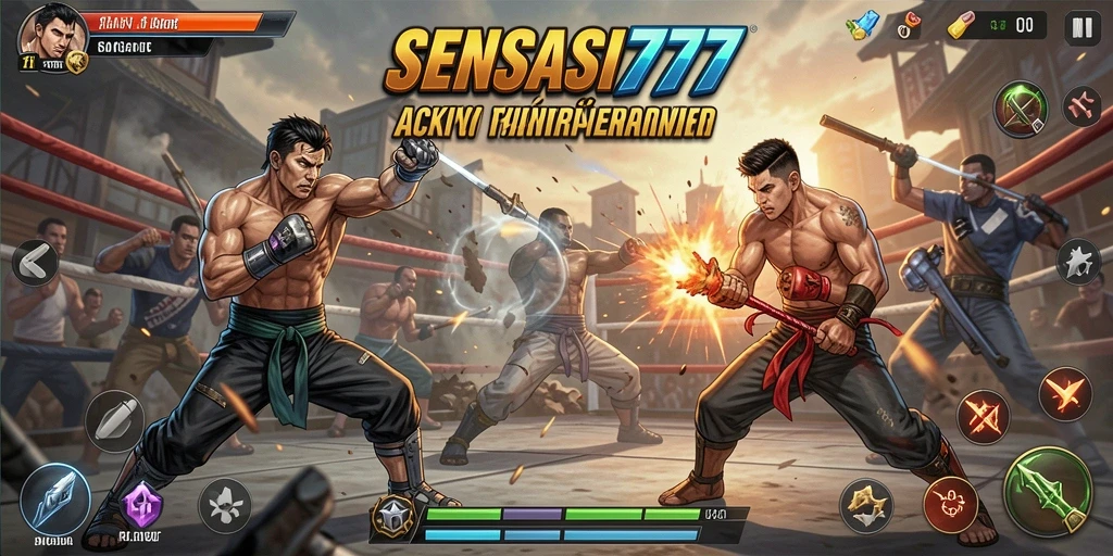 Tampilan gameplay SENSASI777 yang menegangkan dan penuh aksi.