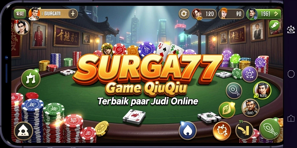Gameplay seru QiuQiu di SURGA77 dengan tampilan menarik.