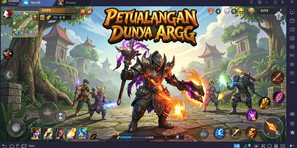 Tampilan grafis yang menakjubkan dalam SVIP9 dengan elemen ARPG yang mendebarkan.