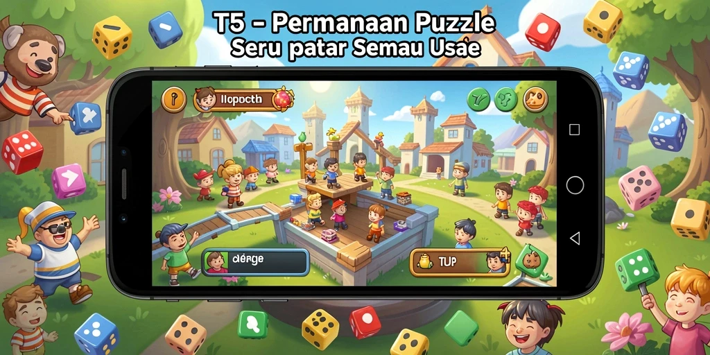 Screenshot T6 menampilkan gameplay Puzzle yang menantang dan menarik.