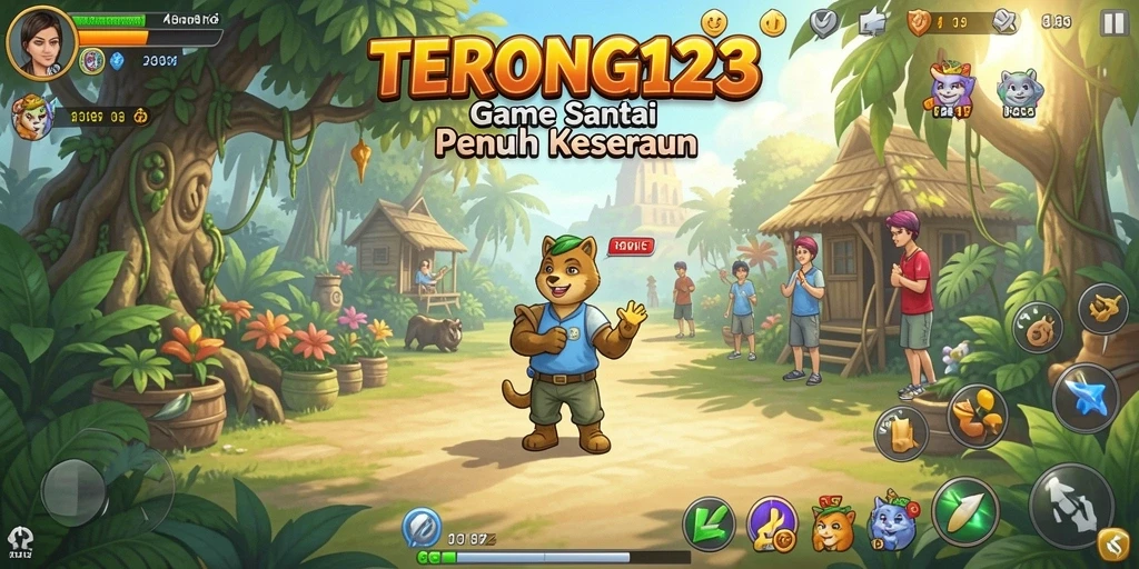 Tampilkan screenshot gameplay <strong>TERONG123</strong> yang seru dan penuh warna.